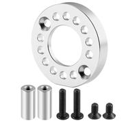 RC Crawlers Composants Pour Tamiya TA01 TA02 DF01 1/10 Support Moteur Alliage D'aluminium Pièces Mise À Niveau Remplacement Modifié Modèle D'accessoire Reapir(Silver)