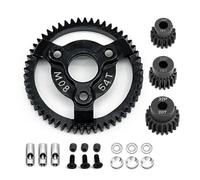 RC Crawlers Composants Pour Traxxas Pour Slash Pour Stampede Pour Rustler 4x4 Pour VXL 6842 6843 3956 1/10 Engrenage Principal Droit Acier Trempé 32 Pas 0.8M RC(Size4)