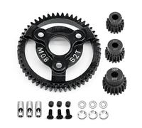 RC Crawlers Composants Pour Traxxas Pour Slash Pour Stampede Pour Rustler 4x4 Pour VXL 6842 6843 3956 1/10 Engrenage Principal Droit Acier Trempé 32 Pas 0.8M RC(Size3)