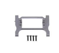 RC Crawlers Composants Pour Traxxas Pour TRX4 1/10 Alliage D'aluminium Support Servo Avant Châssis Direction Pour Traverse RC Accessoire Modèle Voiture Sur Chenilles(Gray)