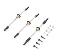 RC Crawlers Composants Pour WPL C14 C24 C34 B14 B24 B16 D12 1/16 Différentiel Métal Axe Avant Moyen Arrière Arbre D'entraînement Acier Pièces Mise Niveau Voiture RC(Size2)