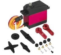 RC Crawlers Composants Servo Numérique pour 1/8 1/10 1/12 Engrenage Acier Inoxydable Échelle Étanche Voitures RC Modèle 30KG Accessoire À Assembler