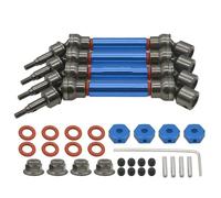 RC Crawlers Pour Arrma 3s Pour Mega Pour Granite Pour Vorteks Pour Senton Pour Big Rock Pour Typhon 1/10 ARAC4041 AR310780 Pièce RC Ensemble D'arbres Transmission Avant Arrière(Blue)