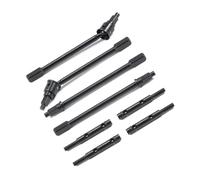 RC Crawlers Pour Axial Pour UTB18 Pour Capra 1/18 RC Pièces De Rechange Sur Chenilles Acier CVD Axe Universel Arbre Droit Portail Essieu Tronqué Accessoires De Voiture RC(Set)