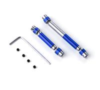 RC Crawlers Pour Hobbyplus Pour CR18P Pour Rock Van 1/18 RC Mises À Niveau Pièces De Rechange Centre En Acier Arbre De Transmission Modification RC Accessoires De Voiture 2 Pièces(Blue)