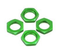 RC Crawlers Pour Traxxas 1/5 Pour X-MAXX 77086-4 Pour E-Revo 2.0 Pour VXL 86086-4#7758 Écrous Hexagonaux Roue 17 Mm Montage Cannelé Décoration Métal Dentelé Pièces RC(Green)
