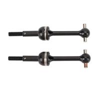 RC CVD Drive Shaft Replacement Premium Hard Steel Front Rear Universal CVD Axle Set Smooth Power Transmission for TT02 TT01 TT01D TT01E RC Cars 2Pcs
