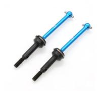 RC CVD pour Tamiya TT-02 TT01 XV-01 TA01 TA04 2 Pièces Arbre D'entraînement en Métal CVD 39mm De Transmission 1/10 Mise À Niveau Voiture RC