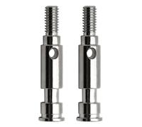 RC Différentiel Coupelles pour ARRMA pour Gorgon 1/10 Axe Avant Métal Broches Coupelle, Pièces Mise À Niveau Voiture RC Remplacement Modifié Véhicules Tout pour Terrain Camions(Silver)