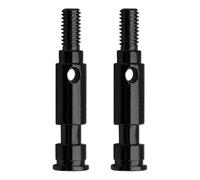 RC Différentiel Coupelles pour ARRMA pour Gorgon 1/10 Axe Avant Métal Broches Coupelle, Pièces Mise À Niveau Voiture RC Remplacement Modifié Véhicules Tout pour Terrain Camions(Black)
