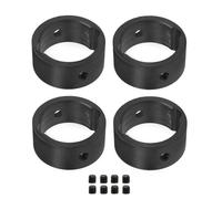 RC Différentiel Coupelles pour Traxxas pour X-MAXX 1/5 pour XRT 1/6 Renfort De Manchon Tasse D'entraînement Différentiel en Métal 4 Pièces Mise À Niveau Voiture RC Modifiées(Black)