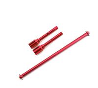 Rc DifféRentiel Cup pour Tamiya pour TT-02 pour TT-02B 1/10 Arbre D'entraînement Central Métal Ensemble Joints D'hélice Échelle Pièces Mise Niveau Voiture RC Camions Modifiés(Red)