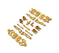 Rc Direction Tasse Pour SCY Pour JJRC 1/16 16101 16102 16103 16104 16106 16201 Métal Pour Bras Oscillant Coupelle Direction Ensemble De Bielles Pièces Voiture RC Utilisation De Remplacement(Yellow)
