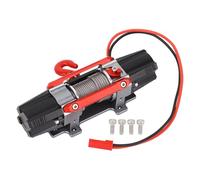 RC Dual Motor Winch High Power CNC Metal Electric Double Motor Simulated Winch for 1/10 1/8 Scale RC Car Model Alloy Construction