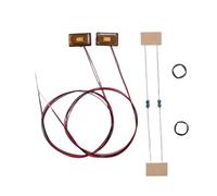 Rc éClairage Voitures Sur Pour Tamiya Pour Scania 770S 56368 R620 Pour Volvo Pour Benz Arocs Pour MAN 1/14 3V Voyant D'avertissement Lampe Menton Feux Latéraux RC Camion Benne Basculante Voiture