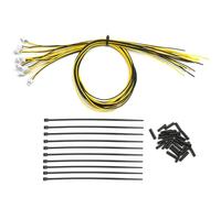 Rc éClairage Voitures Sur Pour Tamiya Pour Scania 770S R620 Pour Volvo Pour Benz Pour Man 1/14 Système D'éclairage PH2.0 Câble De Raccordement Extensible Pièces Camions Télécommandés(Yellow)