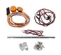 Rc éClairage Voitures Sur Pour Tamiya Pour Volvo FH16 56360 1/14 Métal Ingénierie Lumières Projecteur RC Camion Voiture Bricolage Mise À Niveau Accessoires Pièces Pour Jouets