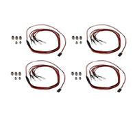 Rc éClairage Voitures Sur Pour Traxxas Pour HSP Pour SCX10 D90 Pour HPI 1/10 Et 1/8 Kit De 24 Éclairages 8 Blancs 8 Rouges Et 8 Bleus Accessoires Pour Voitures Télécommandées