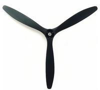 RC Electric Airplane Engine 1380 13x8 3-hélice avec moyeu renforcé en métal CNC et adaptateurs d'arbre de 3 mm 4 mm 6 mm 7 mm Compatible avec Les modèles d'aéronefs électriques RC(1PC)