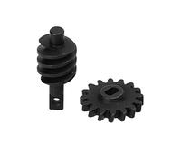 RC Engrenages différentiels en acier trempé Set 16T Engrenage différentiel de remplacement pour Axial SCX24 1/24 RC Cars Black