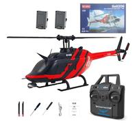 RC ERA C138 Bell 206 RC Hélicoptère Jouet à l'échelle 1:30 6CH 6 axes Gyro Flybarless Sans Aileron Télécommande RTF Avion avec maintien d'altitude et positionnement du flux optique