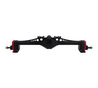 RC Essieu arrière Avant pour Axial pour Capra 1.9 pour Unlimited Trail pour Buggy pour UTB pour Currie F9 1/10 Alliage D'aluminium Essieu Portail Avant Arrière Mise sur Chenilles RC(Red,Rear)