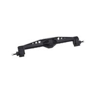 RC Essieu arrière Avant pour Axial pour Capra 1.9 pour UTB AXI03004 pour LCG 1/10 Aluminium F9 Décalé Avant Arrière Essieu Portail Supports Servo RC Mise À Niveau Châssis(Black,Rear)