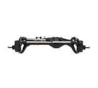 RC Essieu arrière Avant pour Axial pour Capra 1.9 pour UTB AXI03004 pour Wraith 90018 RR10 1/10 Essieu Portail Avant Arrière Tout Métal Pièces Mise Niveau sur Chenilles RC(Black,Front)