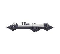 RC Essieu arrière Avant pour Axial pour SCX10 II VS4-10 pour Rock 1/10 Kit D'essieux Avant Arrière Déportés Pièces Aluminium Camions Chantier Crawlers RC(Black,Front)