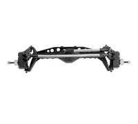 RC Essieu arrière Avant pour SCX10 III pour Capra H10 pour LCG 1/10 Kit D'essieux Portiques Déportés avec Support Servo Châssis Aluminium 4WS 4 Roues Directrices(Front)