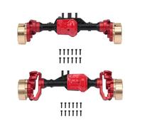 RC Essieu arrière Avant pour Traxxas pour TRX-4 1/10 Métal Avant Arrière Pont Arbre D'essieu Crawler Voiture Bricolage RC Accessoires(Set)