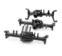 RC Essieu arrière Avant pour Traxxas pour TRX-6 1/10 pour Course Boîtier D'essieu Arrière Intermédiaire Avant Boîtier D'essieu avec Couvercle De Différentiel Voiture sur Chenilles RC(Set)