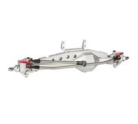 RC Essieu pour Axial pour Wraith 90018 RR10 Bomber pour Capra 1.9UTB SMT10 1/10 RC Crawler Roll Cage DIY CNC Aluminium Diamond Axle Set Parts(Silver,Front Axle)