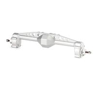 RC Essieu pour H10 Optic Rc Car pour Capra pour Rock Crawler Cheater Rigs Aluminium Usiné 7075, Portail Décalé Support Servo D'essieu Avant Et Arrière(Silver,Rear Axle)