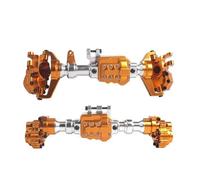 RC Essieu pour Traxxas pour TRX-4 pour Defender pour Bronco G500 1/10 Boîtier D'essieu Portique Aluminium Pièces Rechange Métalliques Modèle Réduit Crawler RC(Yellow)