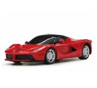 Jamara 404521 - Ferrari LaFerrari 1:24 2,4 GHz - sous Licence Officielle, jusqu'à 1 Heure de Temps de Conduite à Environ 9 km/h, détails Parfaitement recréés, Finition de qualité supérieure, Rouge