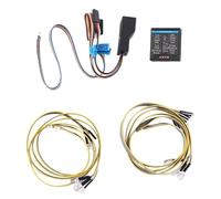RC Feux Light Compatible avec Tamiya pour HSP pour HPI pour AXIAL pour Traxxas 1/8 1/10 Système D'éclairage De Voiture RC Lampe Avant Et Arrière Clignotants Feux De Freinage