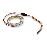 RC Feux Light Compatible avec Traxxas pour Tamiya pour ARRMA 1/10 RC Truck pour Buggy Modèle De Voiture Pièces De Décoration Bande Lumineuse Châssis Lampes 50 Cm avec Câble en Y