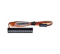 RC Feux Light pour Axial pour SCX24Pour Bronco C10 pour JLU pour Gladiator Kit Barres Lumineuses Colorées pour Toit Voiture 45/56/64 Mm 8 Modes Accessoires Mise Niveau Chenilles RC(45mm)