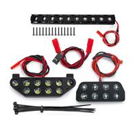 RC Feux Light pour DBXL 2.0 4WD Gas pour Buggy RTR 1/5 Ensemble De Feux Avant Et Arrière De Toit Pièces De Mise À Niveau pour Modèle De Camion RC(1Set)