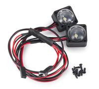 RC Feux Light pour Phoenix VS4-10 1/10 2 Pièces Angel Eyes Bleu Clair Blanc Projecteur Phare RC Crawler Modèle Voiture Décoration(Headlight-1)