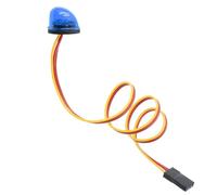 RC Feux Light pour Tamiya 1/10 1/14 360° Multifonction Clignotant Rotatif Barre Lumineuse Alarme Lampe RC Voiture Génie Civil Camion Amélioration Pièces Détachées(Blue)