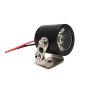 RC Feux Light pour Traxxas pour Trx4 pour Defender pour Axial pour Scx10 II 90046 1/10 1W 3W Modèle Réduit Projecteur avec Support RC Voiture Chenilles(Black,23mm)