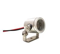 RC Feux Light pour Traxxas pour Trx4 pour Defender pour Axial pour Scx10 II 90046 1/10 1W 3W Modèle Réduit Projecteur avec Support RC Voiture Chenilles(Silver,19mm)