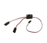 RC Feux Light pour TRX-4 pour SCX10 1/10 2 3 4 Voies Lumière Split Marche/arrêt Contrôleur Interrupteur Y Câble Servo Rallonge RC Huile/Tramway/Escalade Crawler(1to2)