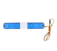 RC Feux Light pour WPL D12 pour Kyosho pour Traxxas pour Tamiya pour Axial pour Scx10 D90 1/10 Lampe Clignotante D'alarme RC Accessoires Voitures(Blue)