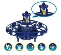 Lexibook RC UFO Flying Sonic – lumières, contrôle gestuel mains‑libres, batterie – Bleu