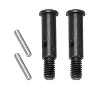 RC Front Wheel Axle Steel High Strength 23mm Durable RC Car Front Wheel Shaft Efficient Power Transmission System for LOSI 1/10 22S 2WD 2Pcs