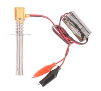 RC Glow Allumeur 6 V-24 V pour Nitro Voitures Bateaux Traxxas HPI Kyosho Redcat Outil d'allumage en métal avec pince crocodile et témoin lumineux Doré