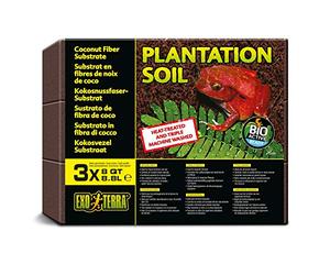 RC Hagen Exo PT2771 sol Plantation Terra, 8 pintes 3 Pack